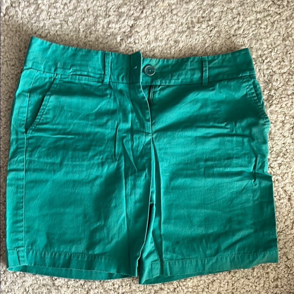 LOFT Green Shorts Casual Wear